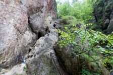 Cesta na vrchol vodopadu