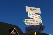 Cyklo rázcestník Osturňa