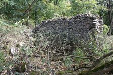 ... rozvaliny starej sopy ...