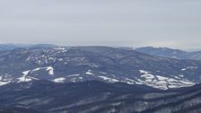 Pohľad z Riabej skaly na Stinskú (SK/UA)