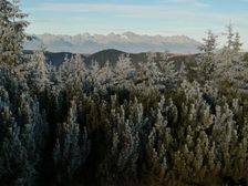 pohľad na Vysoké Tatry