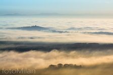 výhľad z Vinianskeho hradu (Kaplnka sv. Antona Paduánskeho)