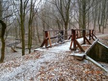 Most v Dolinách,bývalá lesná železnica Trenčín - Selec