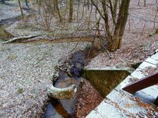 Most v Dolinách,bývalá lesná železnica Trenčín - Selec