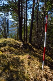 Holica 1086m, vrcholová tyč
