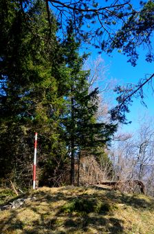 Holica 1086m, vrcholová tyč