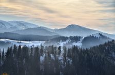 Borišov 1510m & Javorina 1328m & Ostredok 1595m & Perušín 1281m & Šoproň 1370m