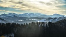 Borišov 1510m & Čierny Kameň 1479m & Dvorisko 1304m & Perušín 1281m & Ploská 1532m