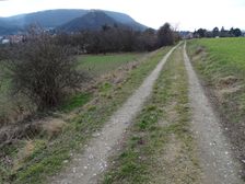 Hainburg - Braunsberg, view to Schloßberg