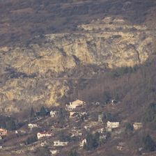 Braunsberg, view to Waitov lom (Weitov lom)