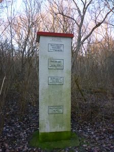 Nationalpark Donauauen, Stopfenreuther Au, core zone, flood marks (during - less - high water)