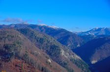Kolomaznička 933m & Motyčská hoľa 1292m & Veľká Chochuľa 1753m & Zvolen 1403m