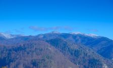 Čierna hora 1335m & Havrania 868m & Motyčská hoľa 1292m & Zvolen 1403m
