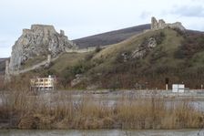 NP Donauauen, core zone, view to Devínsky Hrad