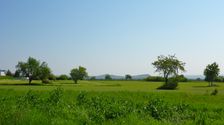 Breitenbrunn, view to Hackelsberg & Jungerberg