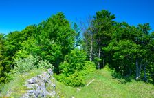 Chládkové úplazy 1228m, vrcholová tyč