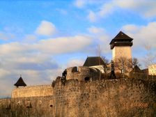 Trenčiansky hrad,od lesopaku Brezina