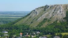 Hainburg, Schloßberg, view to Braunsberg