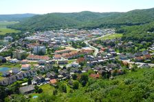 Hainburg, Schloßberg, view to Hainburg