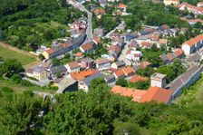 Hainburg, Schloßberg, view to Hainburg