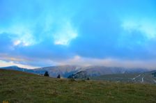 Ostredok 1595m, zahalený
