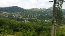 Pohľad na Štiavnické Bane