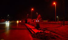 Zastávka Košťany nad Turcom, žel.st., nočná pohodička