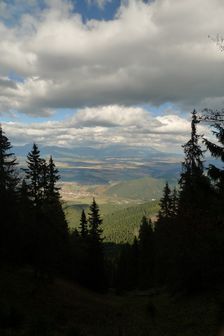 pohľad spod Prednej Poludnice na Liptovský Mikuláš
