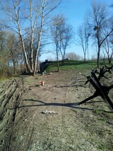 Bunker a protitankové zátarasy