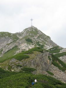Sedlo Kondračka smerom na Giewont