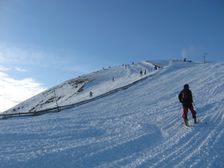 Zjazdovka na Donovaloch - Nová hoľa 1300 m.n.m.