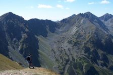 Plačlivé a Smutná dolina smerom na Smutné sedlo