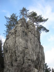 Krkavá skala (The Krkava rock)