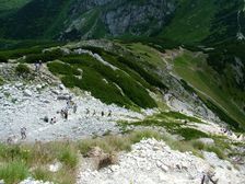 Výstup na Giewont od sedla Kondračka