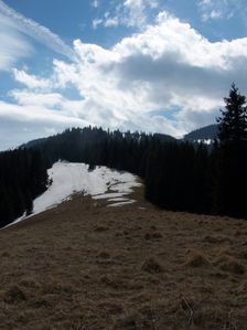 Vtáčnik a pohľad smerom na Šiprúň