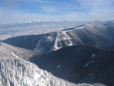 Malý Salatín smerom na Lupč. Maguru a Tatry 