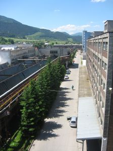 Byvala textina fabrika Texicom - centrum zavodu