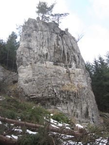 Krkavá skala (The Krkava rock)