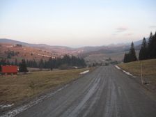 Cesta od Veľkého Borového na Huty