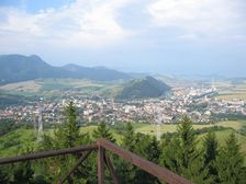 Ružomberok - centrum mesta (Skokanský mostík)