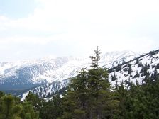 Oruzlie - east - Pohlad na hreben Boru 