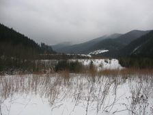 Banské odkaliská v Krížskej doline 2.2.2008