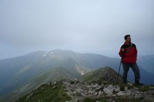 Hrebeň Píslopu smerom na Ráztoku