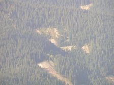 Banské haldy v Križskej doline od Bôru 23.5.2005