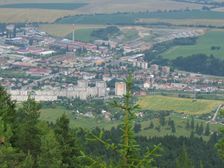 Veľká skala - smerom na juh mesta Ružomberok