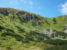 Severný svah hrebeňa Chabenca od Križskej doliny