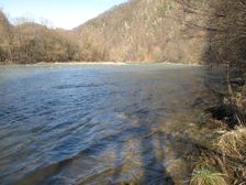 Rieka Váh v Domašinskom meandri