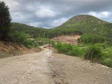 Čebrať - servisná cesta k pripravovanej diaľnici D1