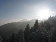 Hrebeň Sidorova od skokanského mostíka