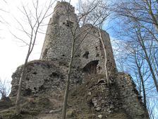 Strečno - Starý hrad od východu